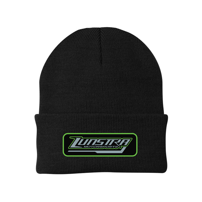 Lunstra Motorsports Green Beanie